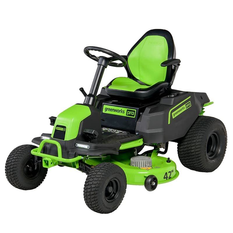 Газонокосилка с сиденьем Greenworks CrossoverT GC82LT107 82V 7404507 (107 см) бесщеточная аккумуляторная — детальное фото